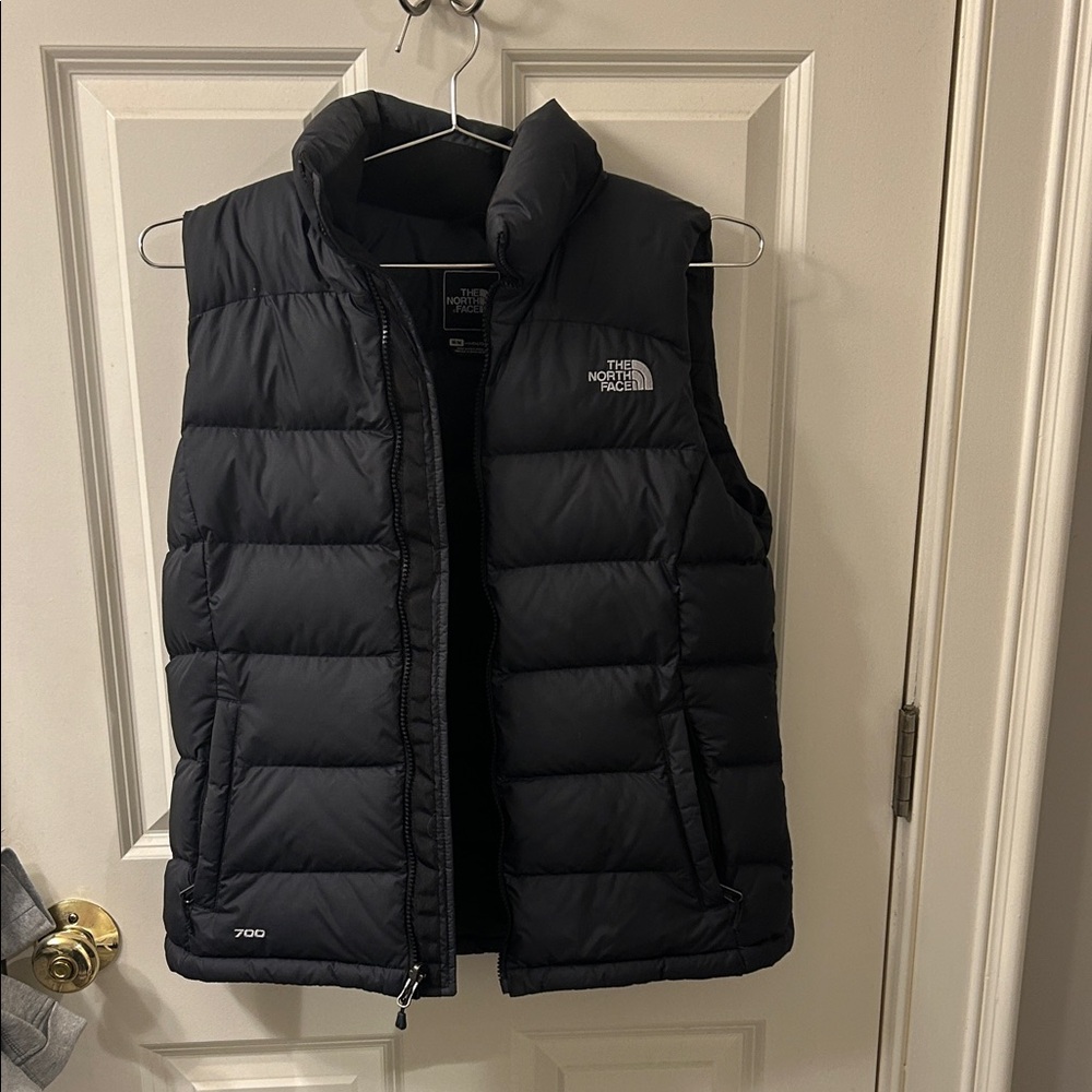 The North Face Black Quilted 700 Down Vest